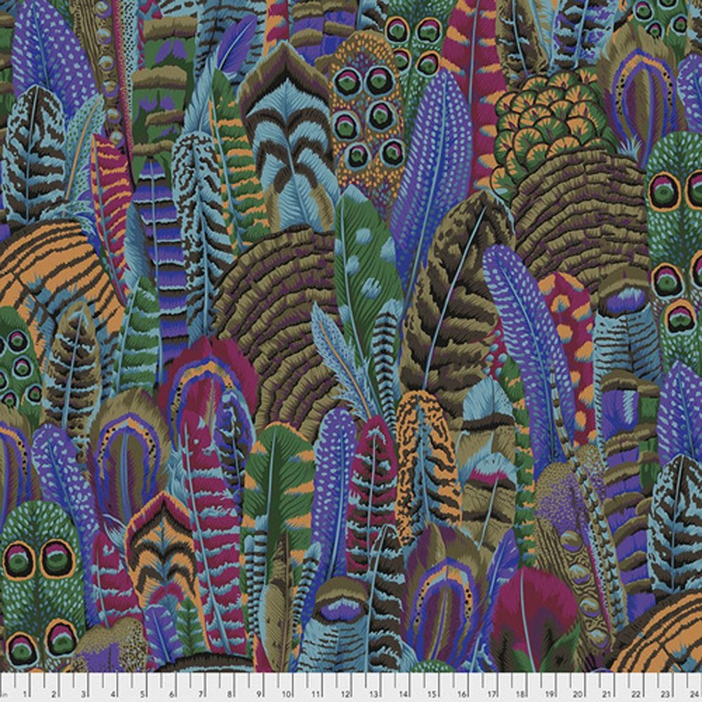 Kaffe Fasset Collective. Feathers by Philip Jacobs for Free Spirit Fabrics. 10FQ - Picture 4 of 14